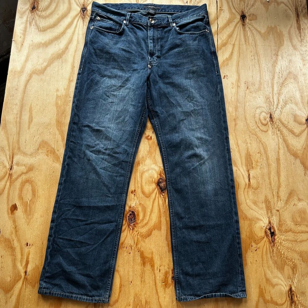 Sean John Dark Wash Baggy Jeans - 36